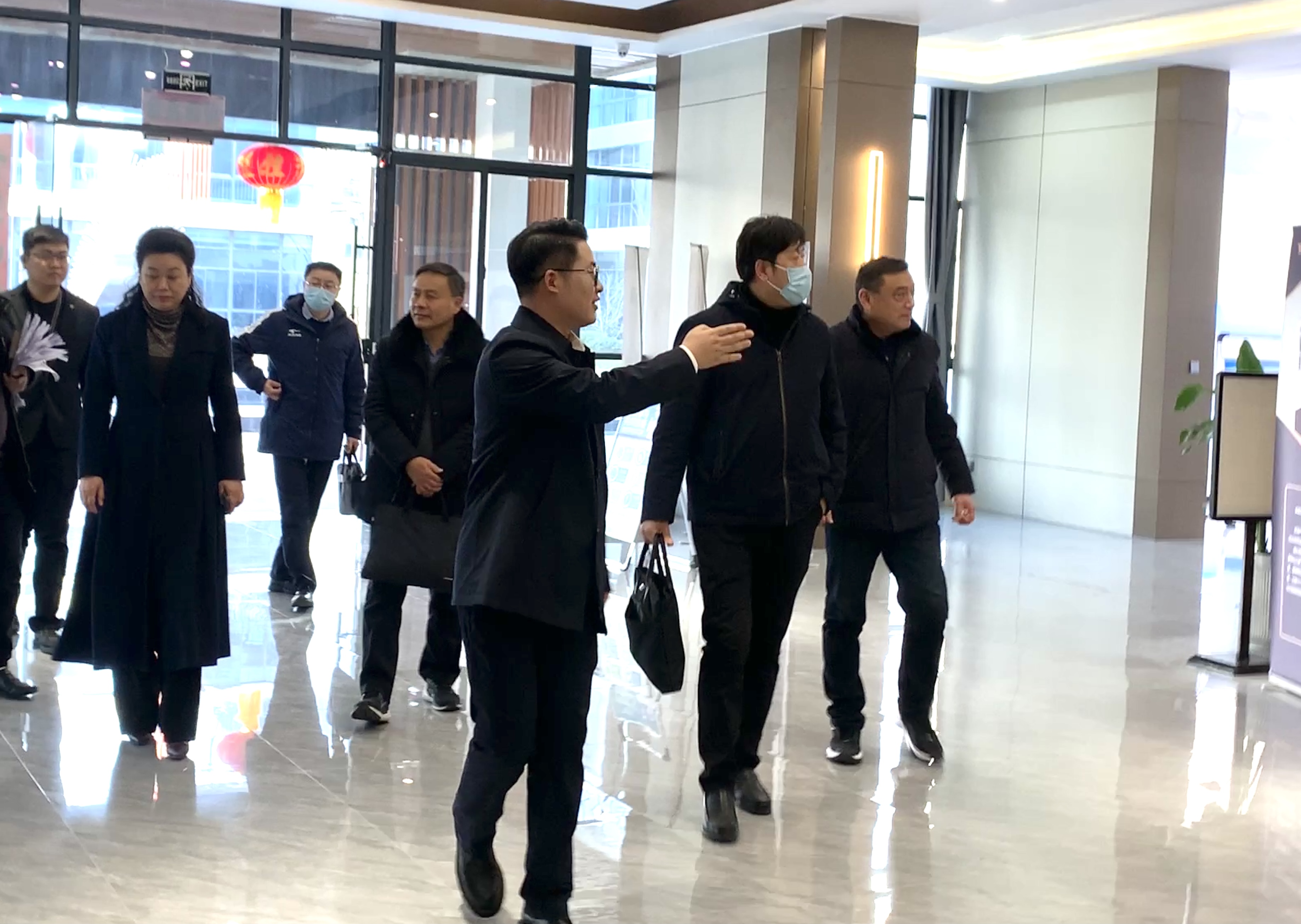 宿州市政府副秘書長高強一行領導蒞臨萬碩集團調(diào)研指導