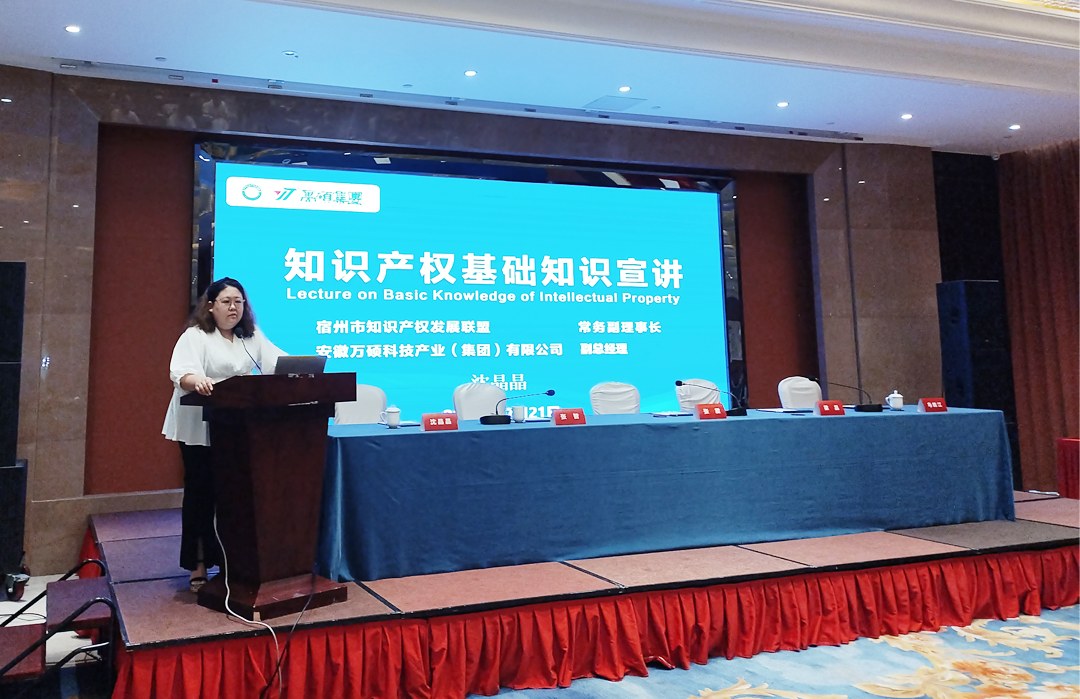 安徽萬碩科技產(chǎn)業(yè)（集團(tuán)）有限公司協(xié)辦宿州市知識(shí)產(chǎn)權(quán)質(zhì)押融資銀企對(duì)接會(huì)暨業(yè)務(wù)培訓(xùn)會(huì)并作宣講