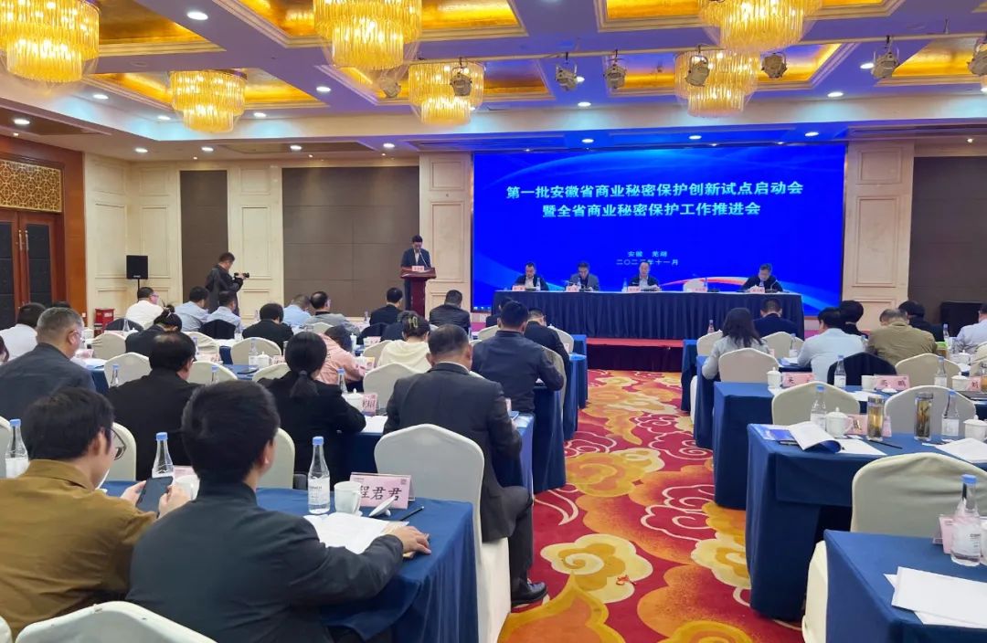 萬碩集團董事長祝云輝受邀參加第一批安徽省商業(yè)秘密保護創(chuàng)新試點啟動會暨全省商業(yè)秘密保護工作推進會并做交流發(fā)言