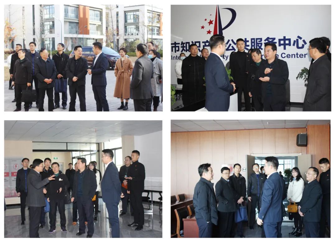安徽省市場監(jiān)督管理局領(lǐng)導(dǎo)一行蒞臨安徽萬碩科技產(chǎn)業(yè)(集團(tuán))有限公司調(diào)研指導(dǎo)知識產(chǎn)權(quán)公共服務(wù)工作