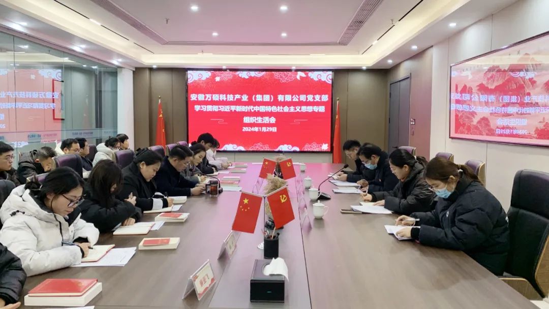 強(qiáng)黨性、找差距、明方向丨安徽萬(wàn)碩科技產(chǎn)業(yè)(集團(tuán))有限公司黨支部學(xué)習(xí)貫徹習(xí)近平新時(shí)代中國(guó)特色社會(huì)主義思想專題組織生活會(huì)召開(kāi)
