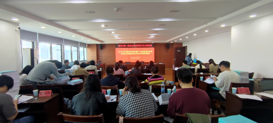 安徽萬碩科技產(chǎn)業(yè)(集團(tuán))有限公司受邀參加宿州市2024年第一批高新技術(shù)企業(yè)申報(bào)材料交叉互查活動(dòng) 安徽萬碩科技產(chǎn)業(yè)(集團(tuán))有限公司受邀參加宿州市2024年第一批高新技術(shù)企業(yè)申報(bào)材料交叉互查活動(dòng)