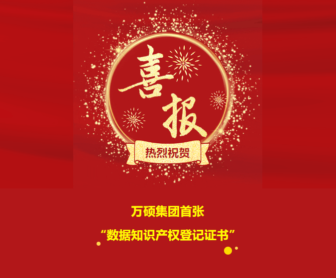 2025新突破——萬碩集團首張“數(shù)據(jù)知識產(chǎn)權登記證書”獲批