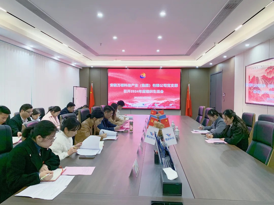 以黨建促發(fā)展 凝心聚力譜新篇丨萬(wàn)碩集團(tuán)黨支部召開(kāi)2024年度組織生活會(huì)