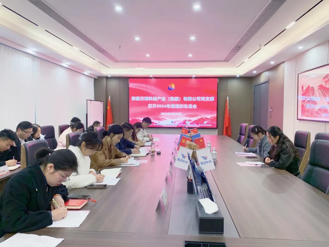 以黨建促發(fā)展 凝心聚力譜新篇丨萬(wàn)碩集團(tuán)黨支部召開(kāi)2024年度組織生活會(huì)